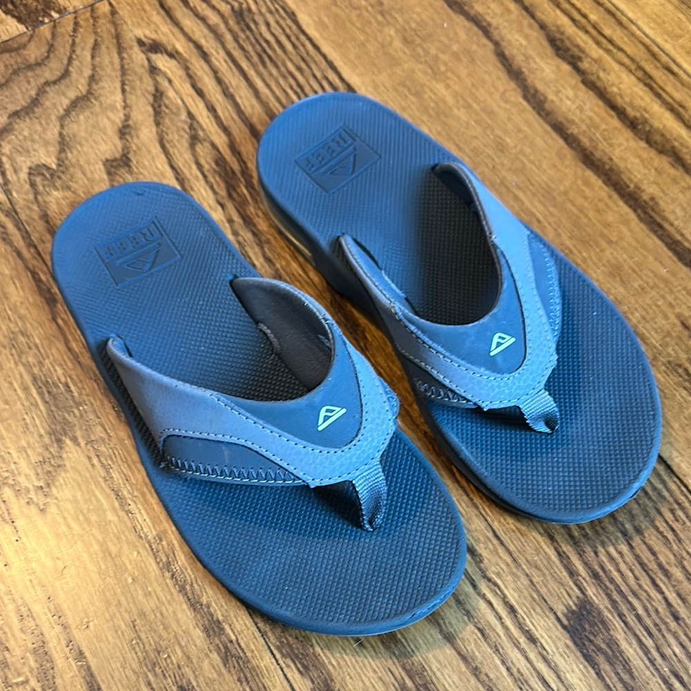 Reef Kids Blue Flip Flops